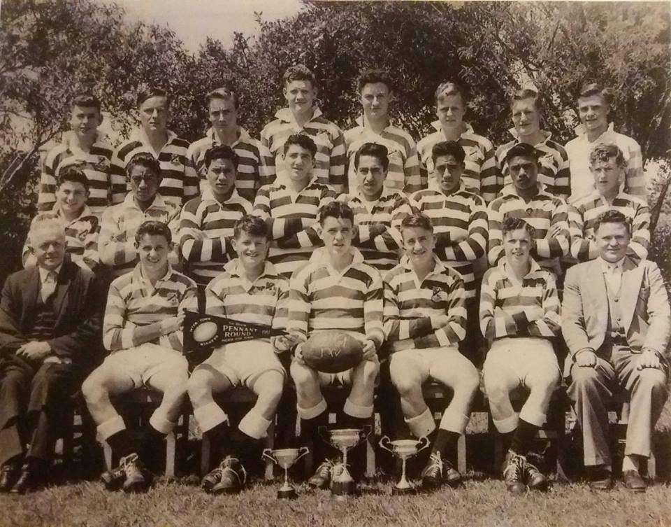 1957 Paeroa High School 1st Xv Rugby