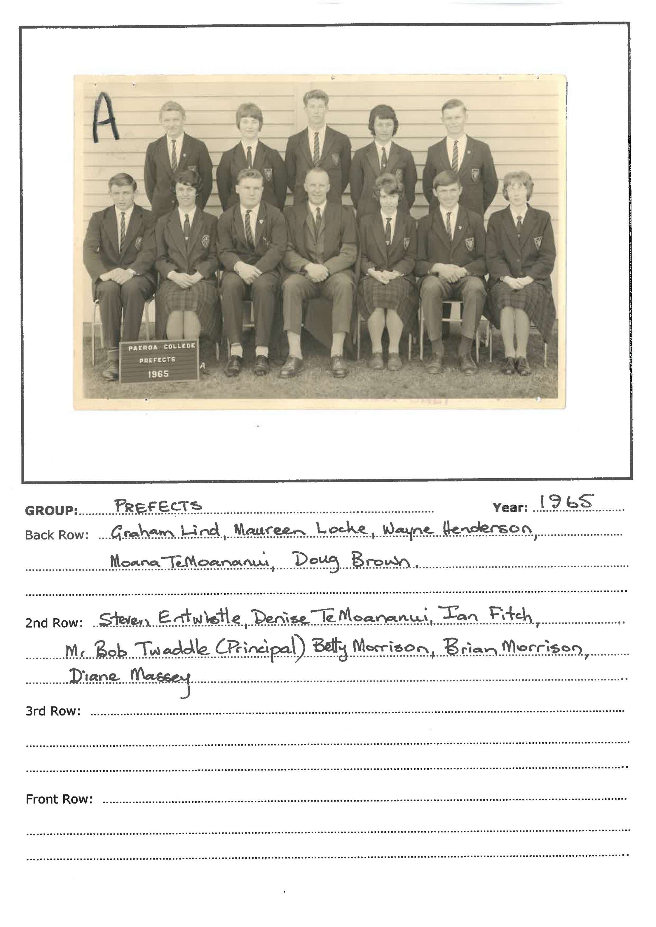 1965 Prefects