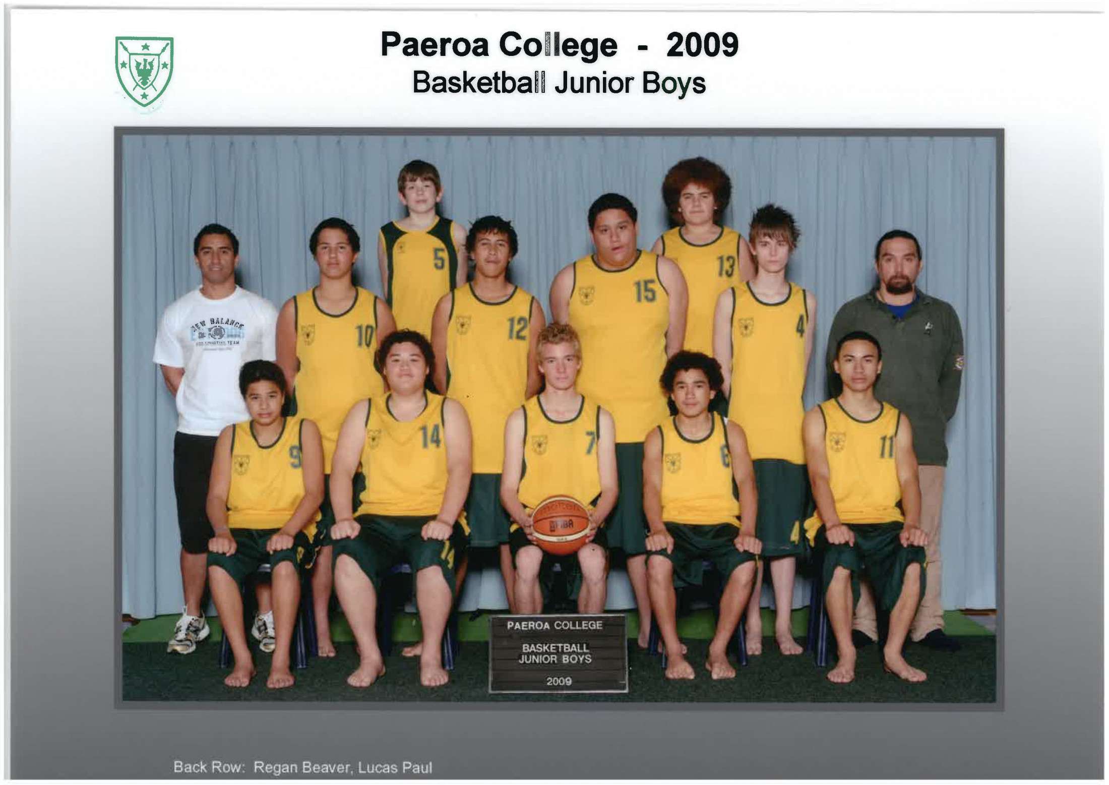 2009 Basketball Jnr Boys
